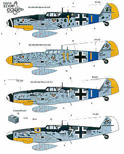 Eagle Cal EAG72038 1:72 Messerschmitt Bf-109G-5/Bf-109G-6