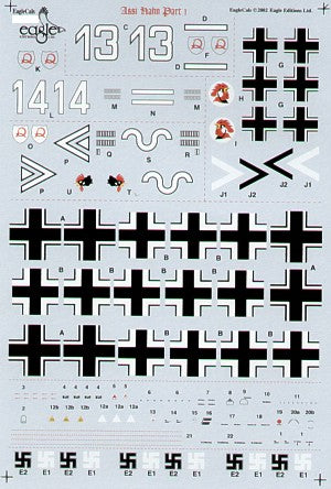 Eagle Cal EAG72050 1:72 Major Hans 'Assi' Hahn Part 1 Messerschmitt Bf-109E