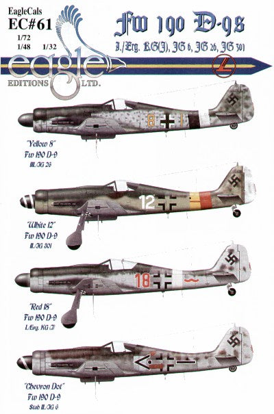 Eagle Cal EAG72061 1:72 Focke-Wulf Fw-190D-9