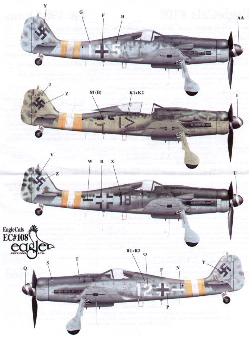 Eagle Cal EAG72108 1:72 Focke-Wulf Fw-190D-9 Part 2