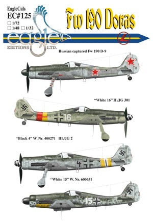 Eagle Cal EAG72125 1:72 Focke-Wulf Fw-190D