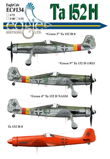 Eagle Cal EAG72134 1:72 Focke-Wulf Ta-152
