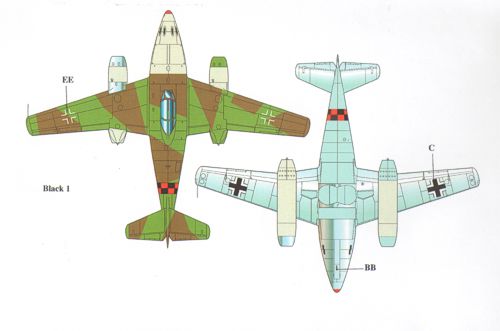 Eagle Cal EAG72138 1:72 Messerschmitt Me-262 As of KG