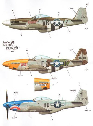 Eagle Cal EAG72140 1:72 North-American P-51D Mustang Part 2