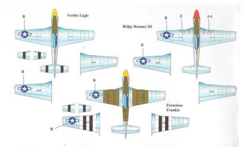 Eagle Cal EAG72141 1:72 North-American P-51D Mustang Part 3