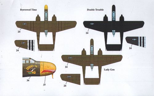 Eagle Cal EAG72148 1:72 Northrop P-61A Black Widow