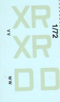 Dead Design DDMUC72010 N1K1-j Shiden Wheel Bay Paint Mask 1:72
