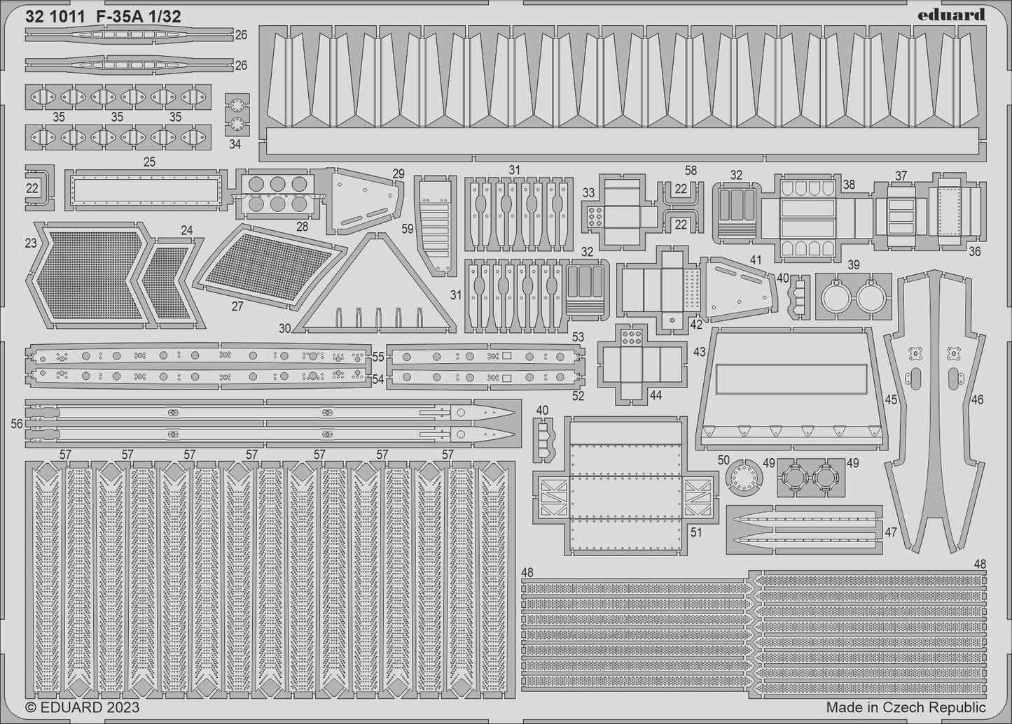 Eduard Big-Ed EBIG33155 1:32 Lockheed-Martin F-35A Lightning II