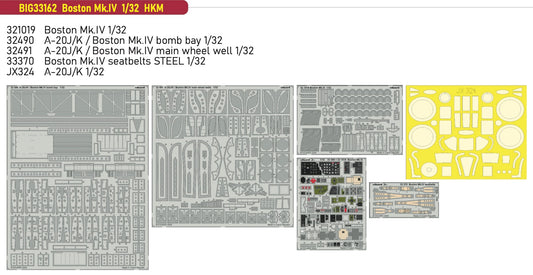 Eduard Big-Ed EBIG33162 1:32 Douglas Boston Mk.IV