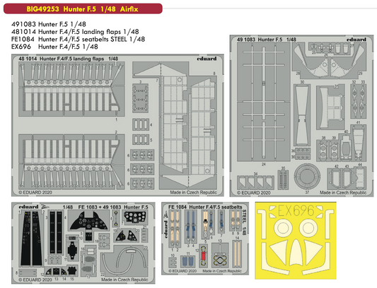 Eduard Big-Ed EBIG49253 1:48 Hawker Hunter F.5