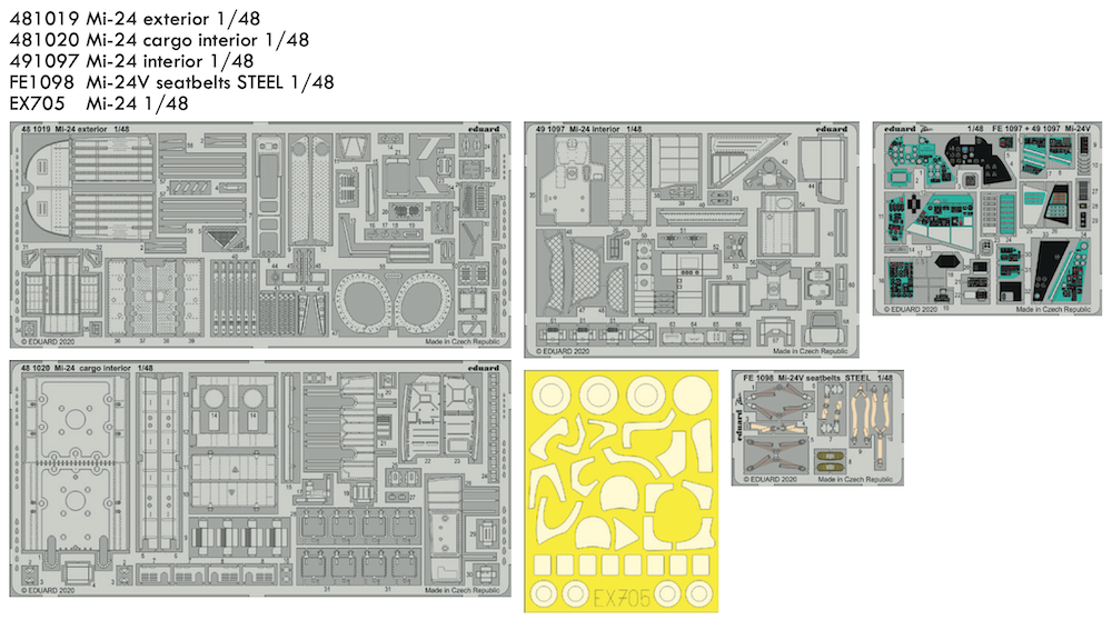 Eduard Big-Ed EBIG49260 1:48 Mil Mi-24V