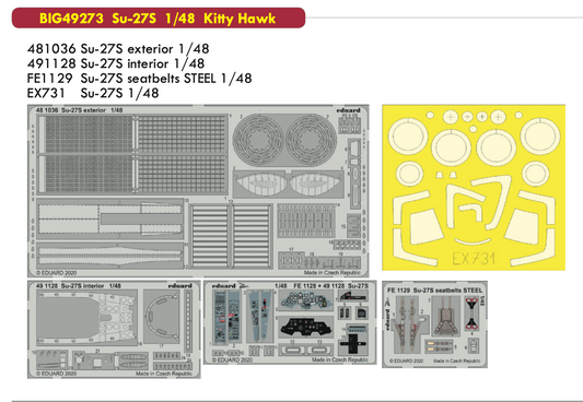 Eduard Big-Ed EBIG49273 1:48 Sukhoi Su-27S
