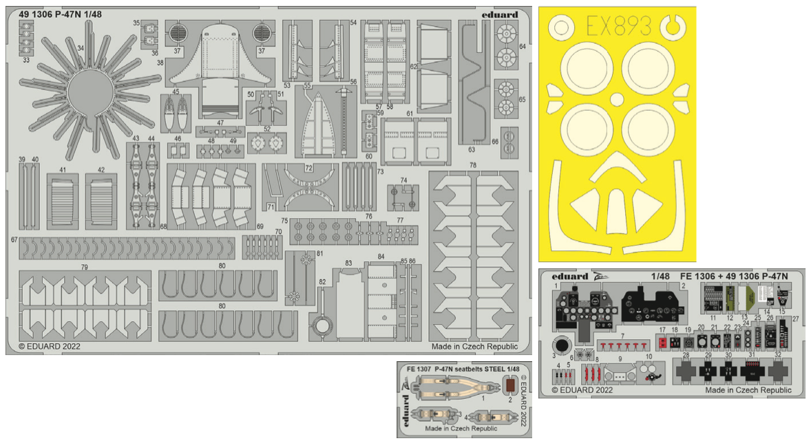 Eduard Big-Ed EBIG49354 1:48 Republic P-47N Thunderbolt