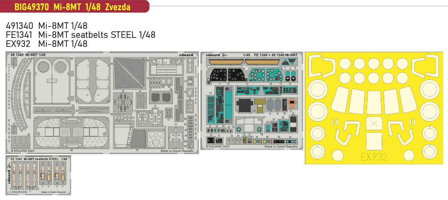 Eduard Big-Ed EBIG49370 1:48 Mil Mi-8MT