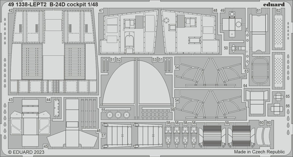 Eduard Big-Ed EBIG49372 1:48 Consolidated B-24D Liberator PART I