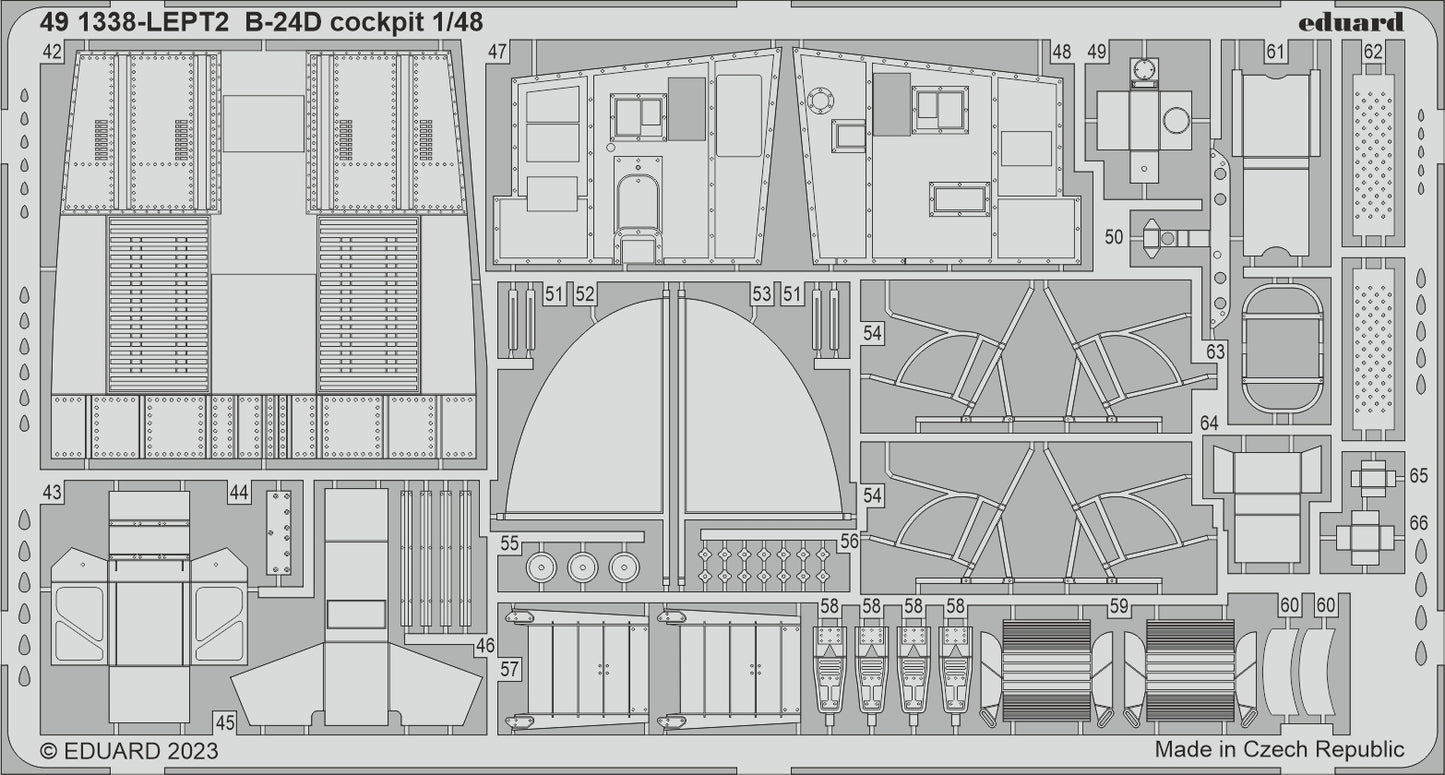 Eduard Big-Ed EBIG49372 1:48 Consolidated B-24D Liberator PART I