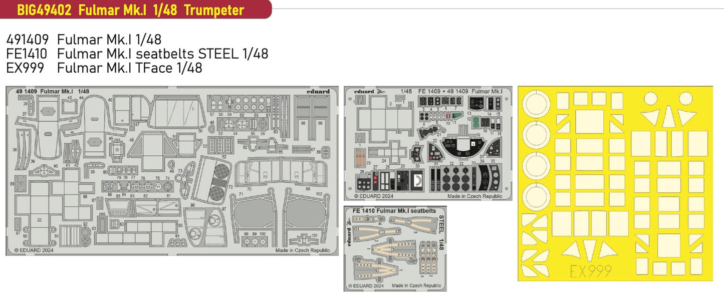 Eduard Big-Ed EBIG49402 1:48 Fairey Fulmar Mk.I
