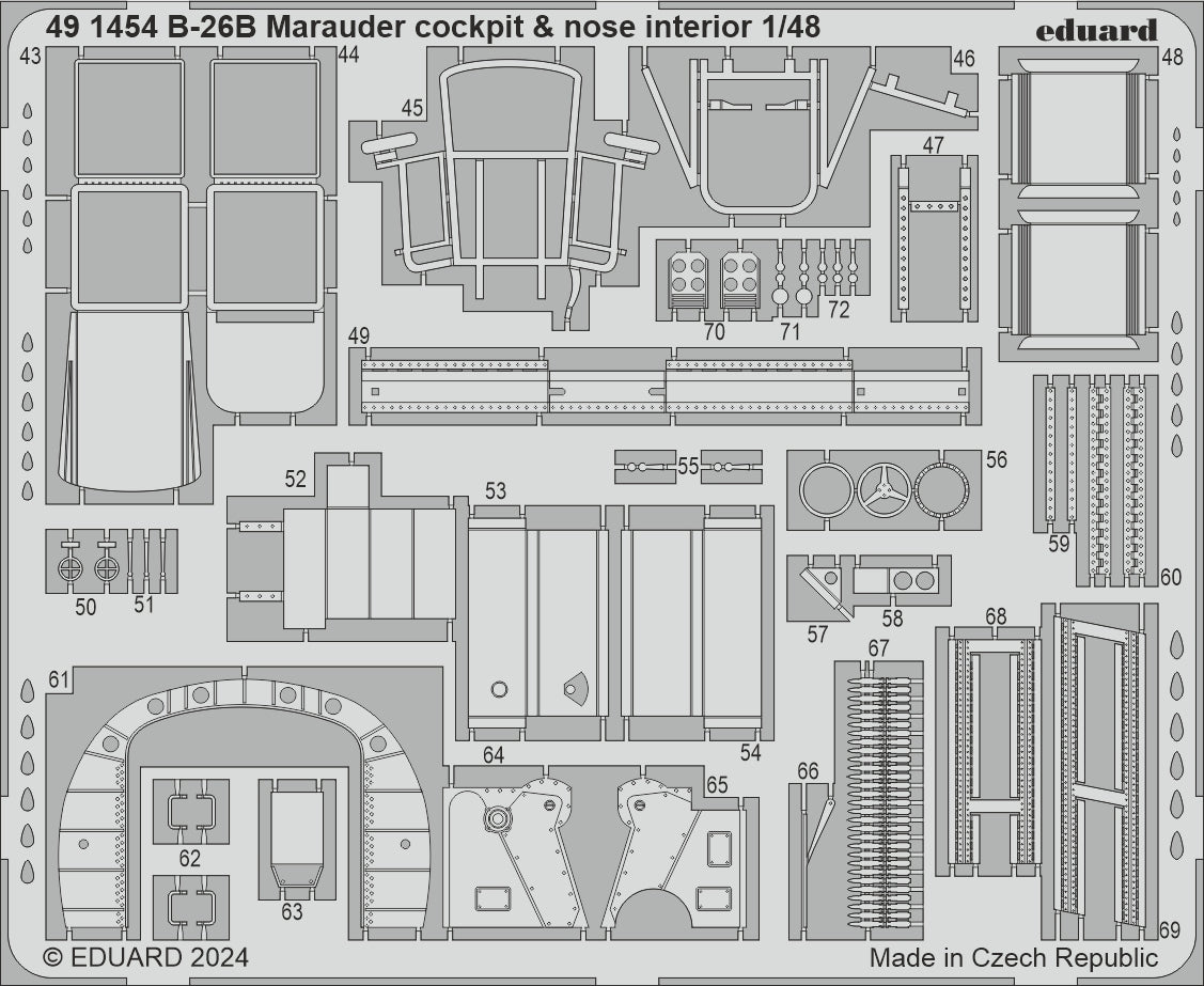 Eduard Big-Ed EBIG49421 Martin B-26B Marauder PART I 1:48