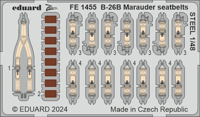Eduard Big-Ed EBIG49421 Martin B-26B Marauder PART I 1:48