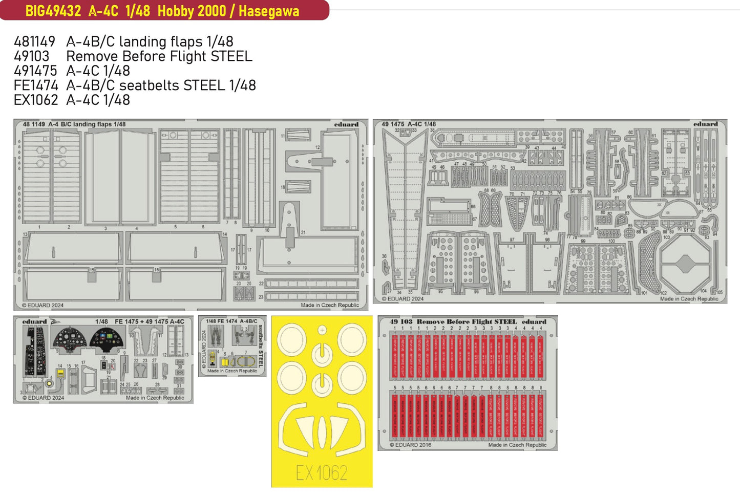 Eduard Big-Ed EBIG49432 1:48 Douglas A-4C Skyhawk