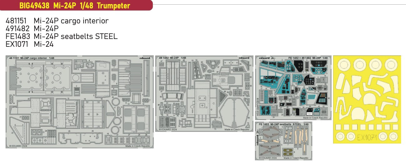 Eduard Big-Ed EBIG49438 Mil Mi-24P 1:48