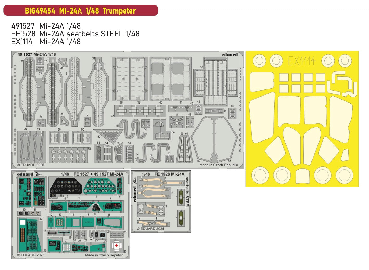 Eduard Big-Ed EBIG49454 Mil Mi-24A 1:48