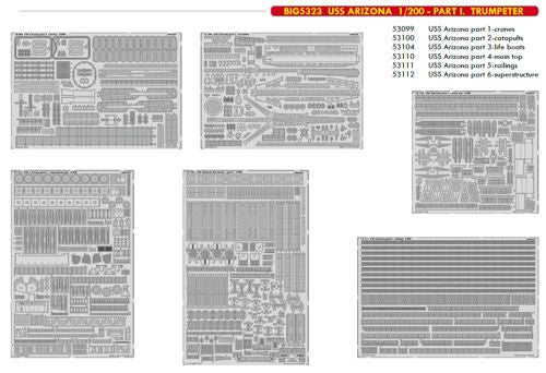 Eduard Big-Ed EBIG5323 USS ARIZONA 1:200