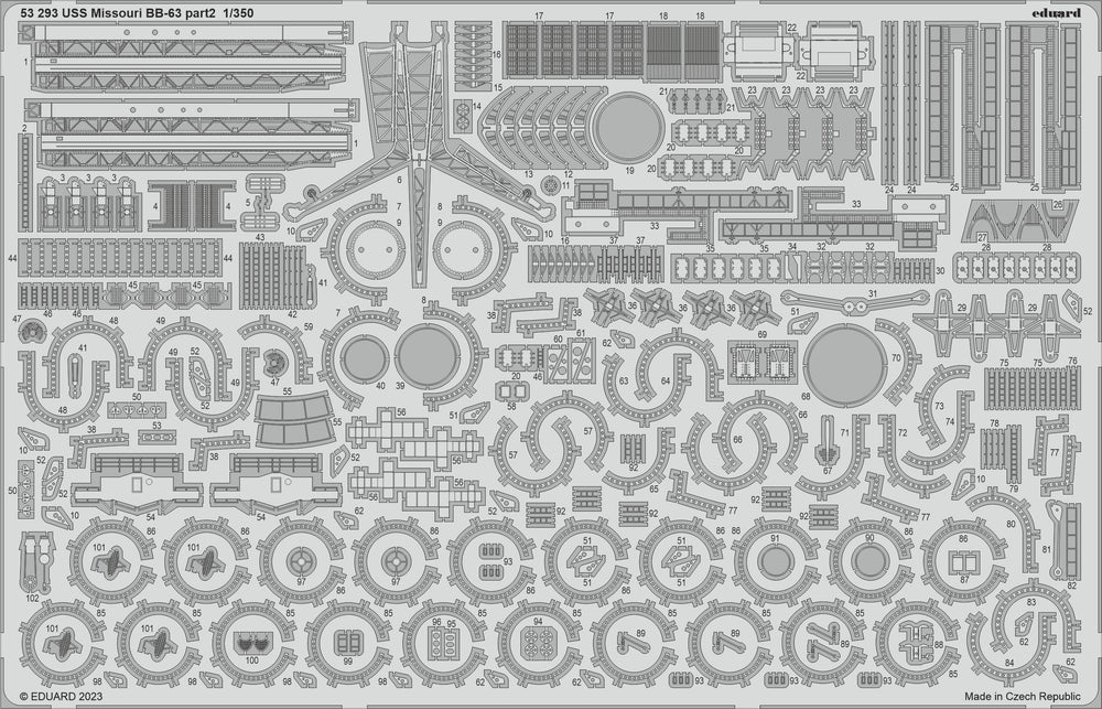 Eduard Big-Ed EBIG5368 1:350 USS Missouri BB-63