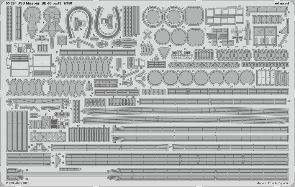 Eduard Big-Ed EBIG5368 1:350 USS Missouri BB-63