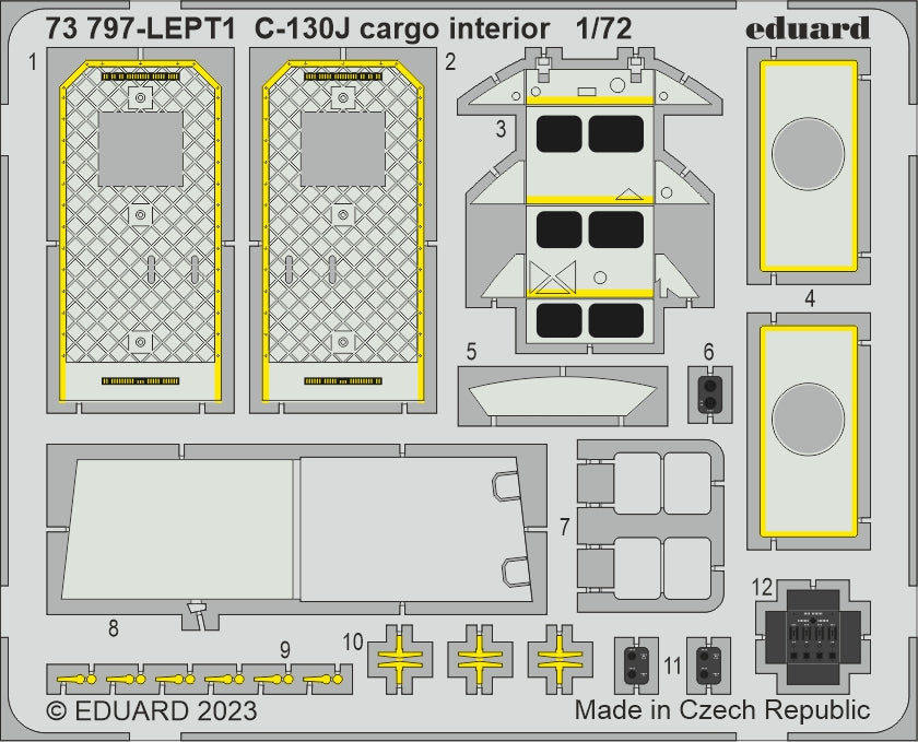 Eduard Big-Ed EBIG72174 1:72 Lockheed C-130J Hercules PART II
