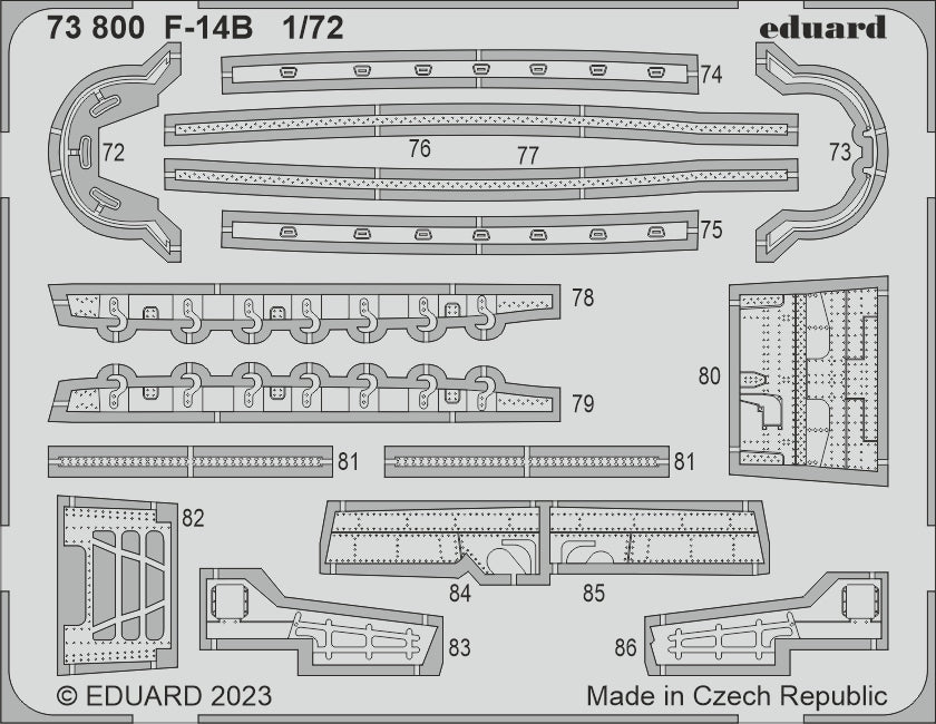 Eduard Big-Ed EBIG72175 1:72 Grumman F-14B Tomcat