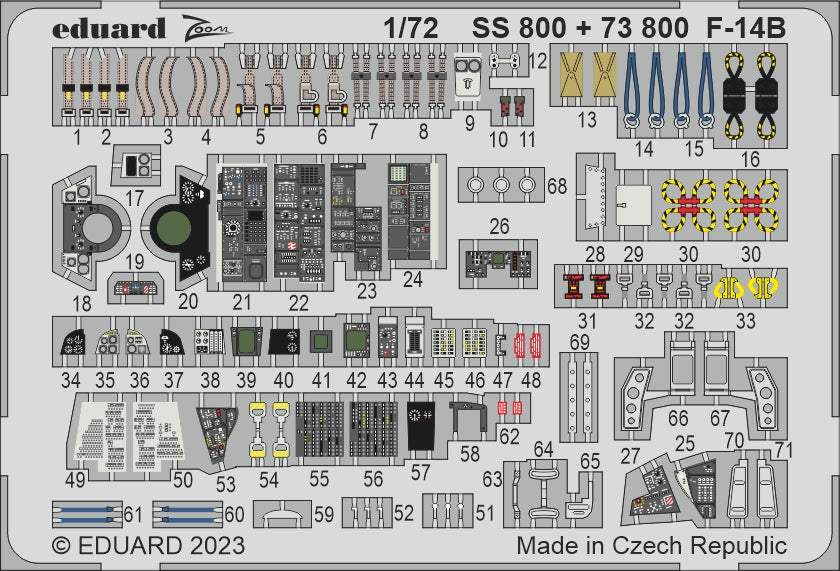 Eduard Big-Ed EBIG72175 1:72 Grumman F-14B Tomcat