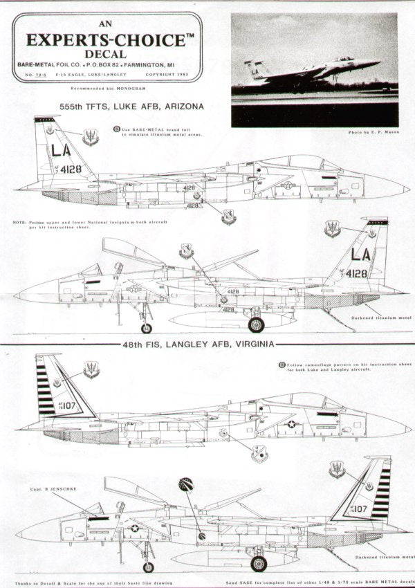 Experts Choice EC4804 1:48 McDonnell F-15A Eagle