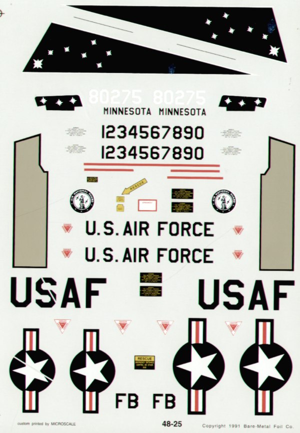 Experts Choice EC4825 1:48 McDonnell F-101B 148 FIS Minnesota ANG Duluth MN