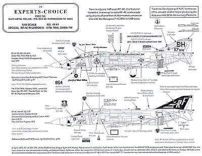 Experts Choice EC4861 1:48 McDonnell RF-4C Phantoms