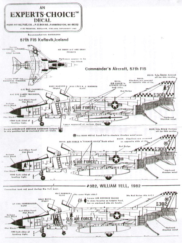 Experts Choice EC7204 1:72 McDonnell F-4E Phantom