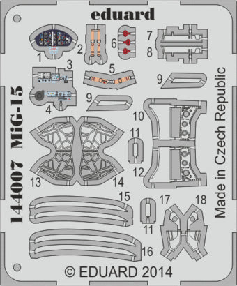 Eduard ED144007 1:144 Mikoyan MiG-15