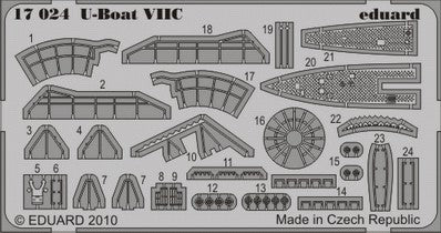 Eduard ED17024 1:350 U-Boat VIIC