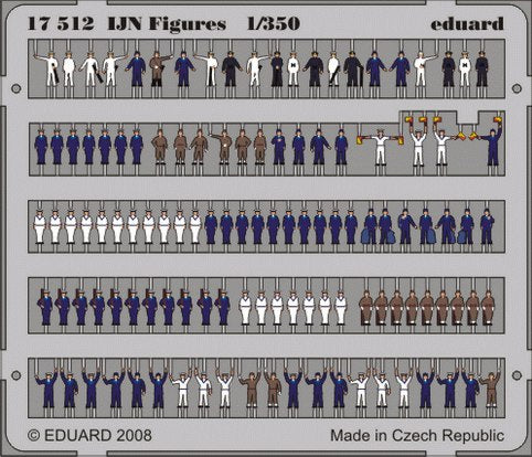 Eduard ED17512 1:350 IJN/Imperial Japanese Navy figures