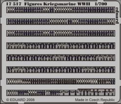 Eduard ED17517 1:700 Figures Kriegsmarine WWII