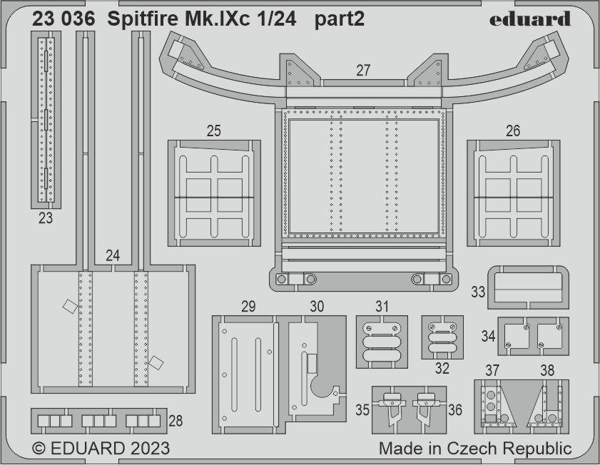 Eduard ED23036 Supermarine Spitfire Mk.IXc 1:24
