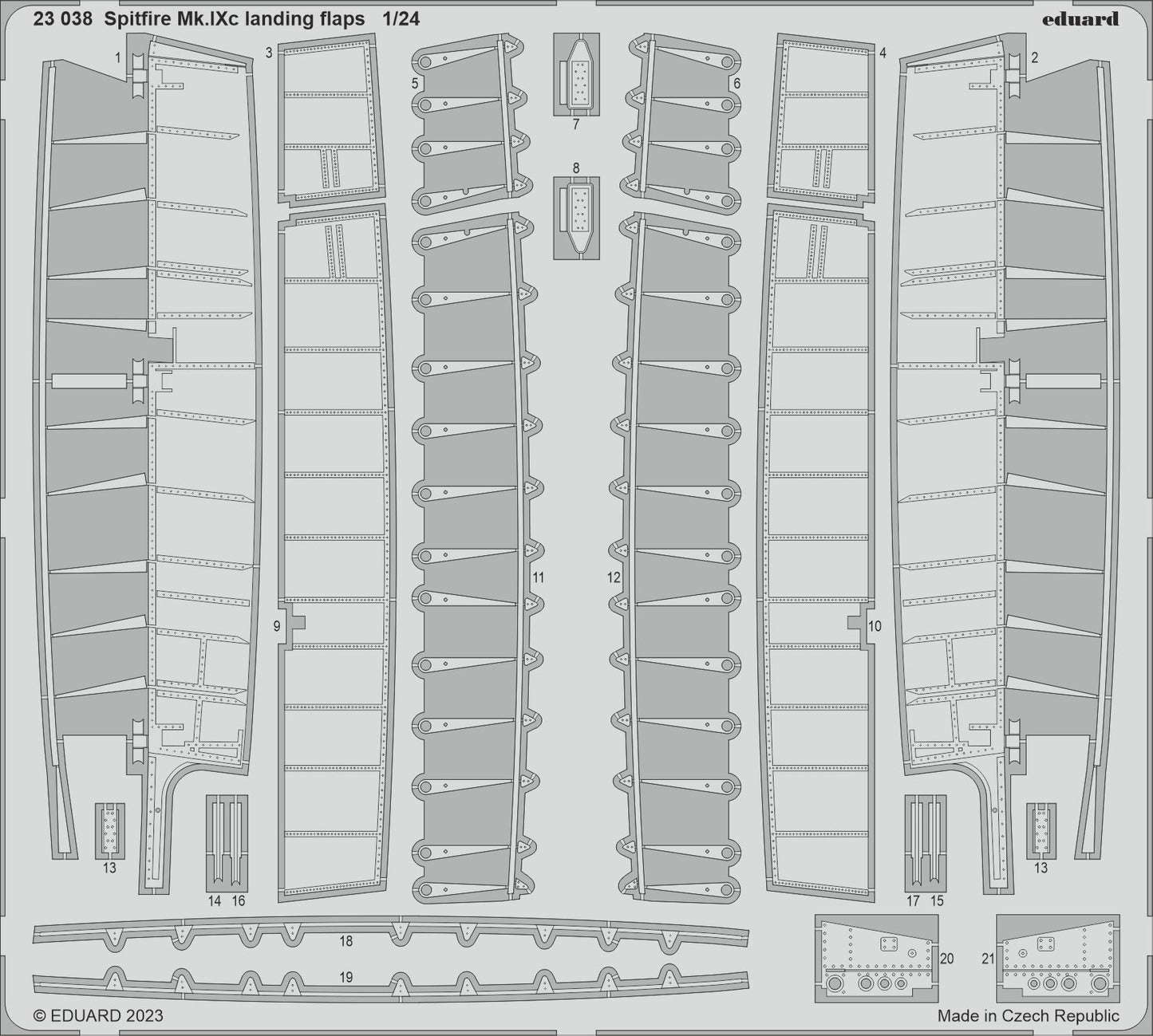 Eduard ED23038 Supermarine Spitfire Mk.IXc landing flaps 1:24