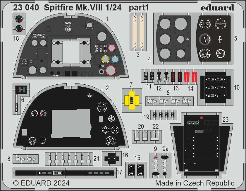 Eduard ED23040 Supermarine Spitfire Mk.VIII 1:24