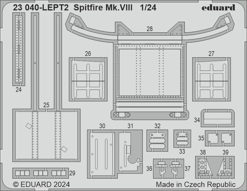 Eduard ED23040 Supermarine Spitfire Mk.VIII 1:24