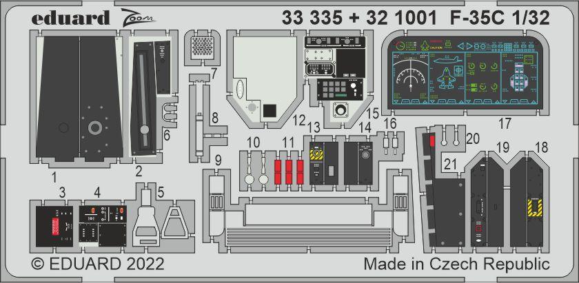 Eduard ED321001 1:32 Lockheed Lockheed-Martin F-35C