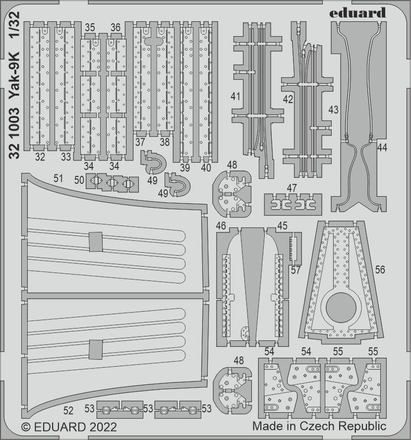 Eduard ED321003 1:32 Yakovlev Yak-9K