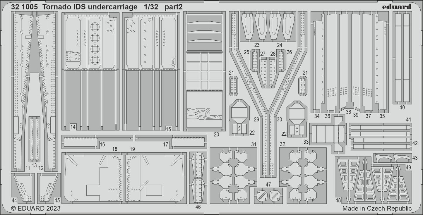 Eduard ED321005 1:32 Panavia Tornado IDS undercarriage