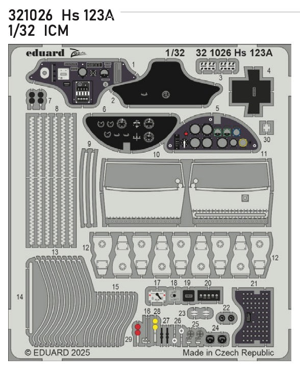 Eduard ED321026 Henschel Hs-123A 1:32