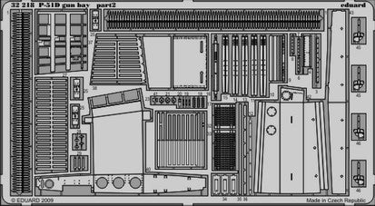 Eduard ED32218 1:32 North-American P-51D Mustang gun bay