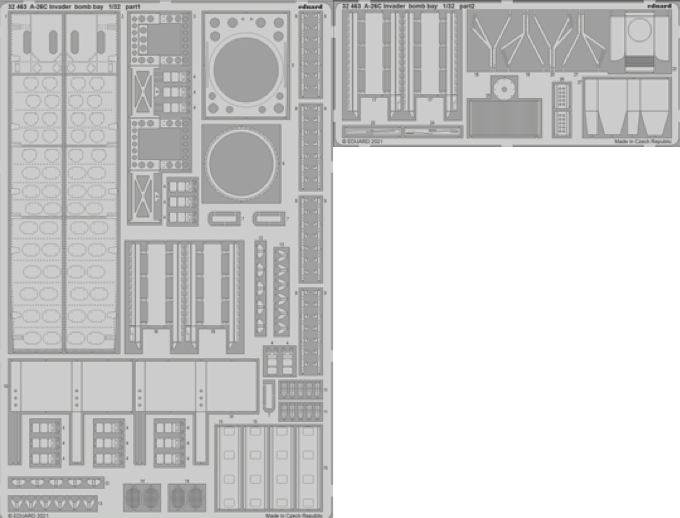 Eduard ED32463 1:32 Douglas A-26C Invader bomb bay